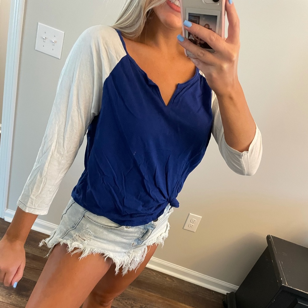 V neck forever 21 top, L but fits like a M